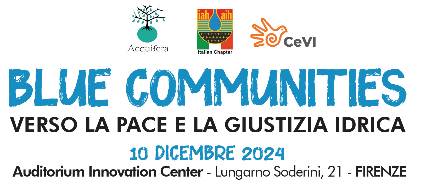 Blue Communities. Verso la pace e la giustizia idrica