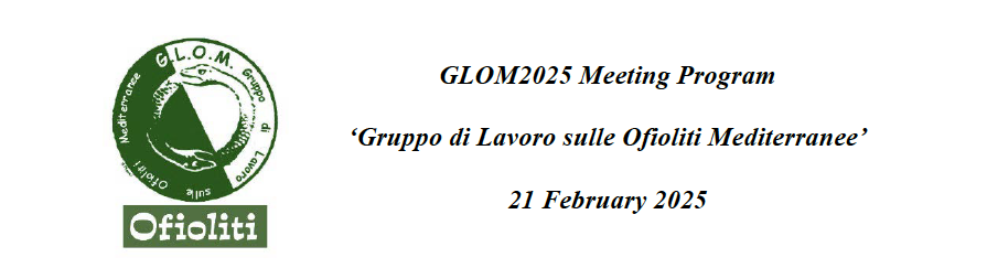 Riunione Gruppo di Lavoro sulle Ofioliti Mediterranee - Parma 21 febbraio 2025