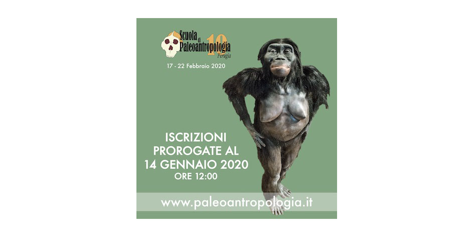 Scuola di Paleoantropologia - Proroga iscrizioni al 14 gennaio 2020