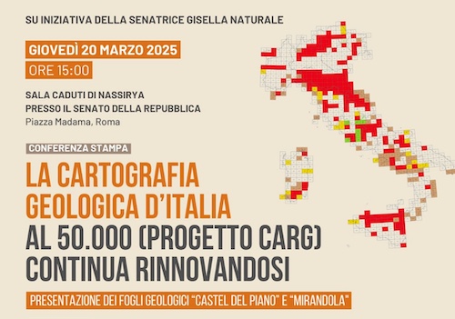 La Cartografia Geologica d'Italia al 50.000 (Progetto CARG) continua rinnovandosi